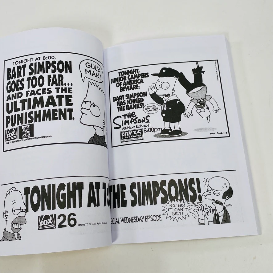 A Compendium of Print Advertising from The Simpsons - Expanded Edition - Image 3