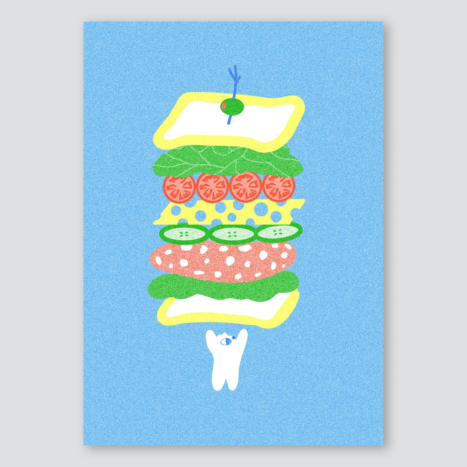 Big Sarnie A3 Print - Beth Mazuryk