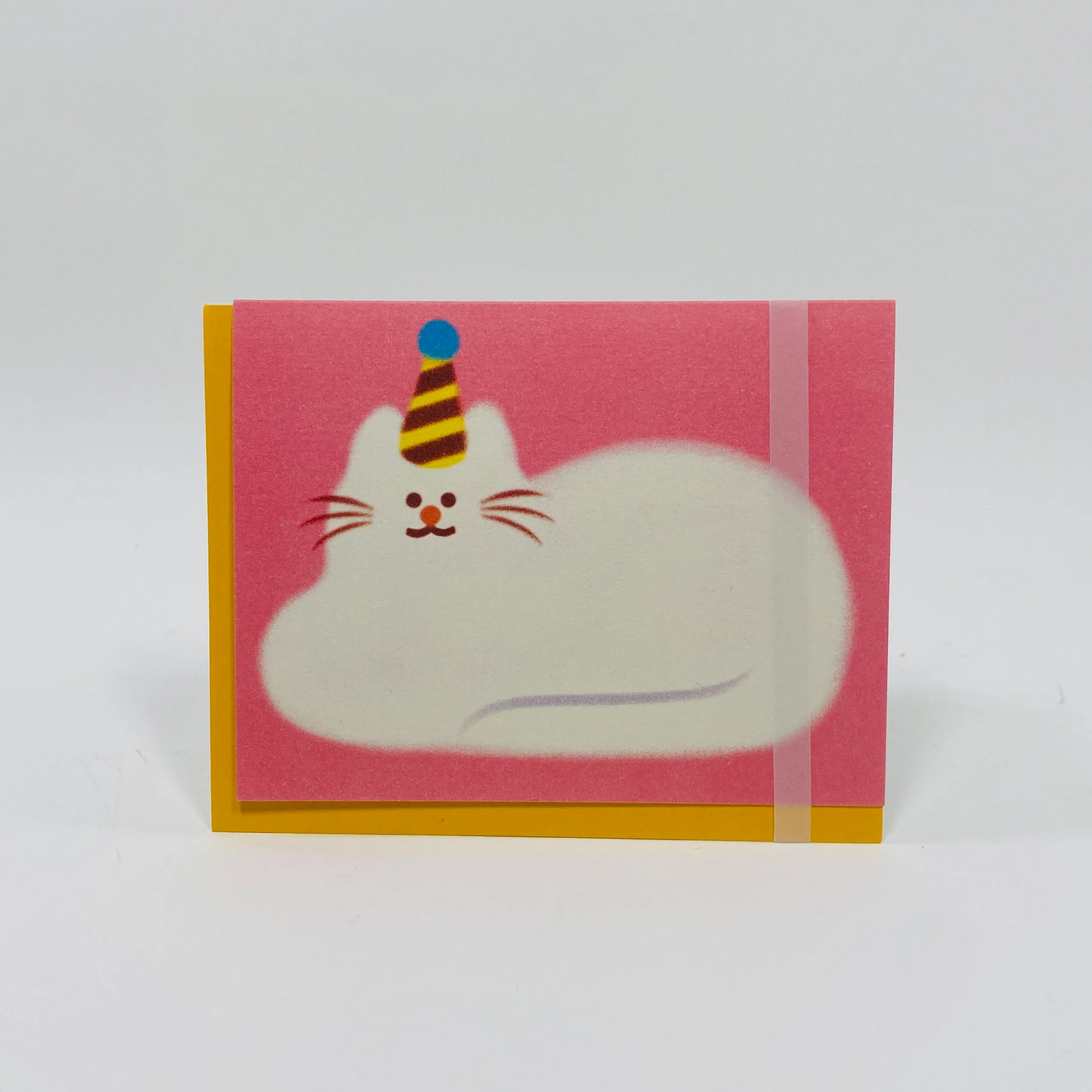 Birthday Cat - Wrap Card