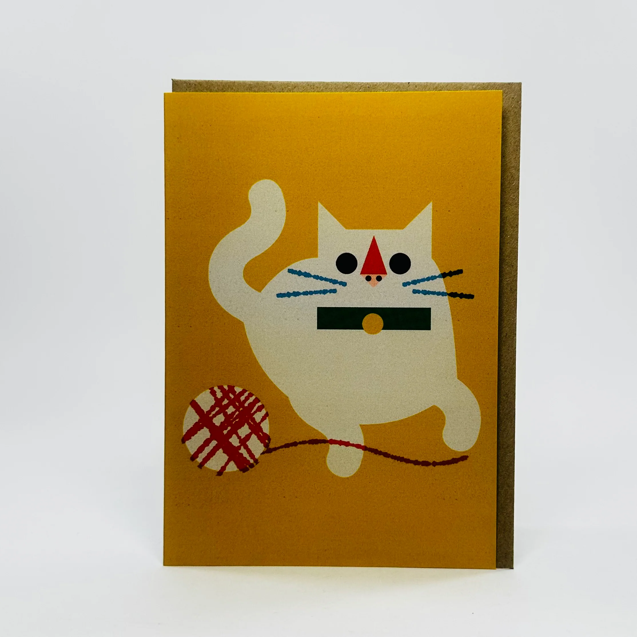 Cat with Yarn - Christina Hagerfors x East End Prints Card