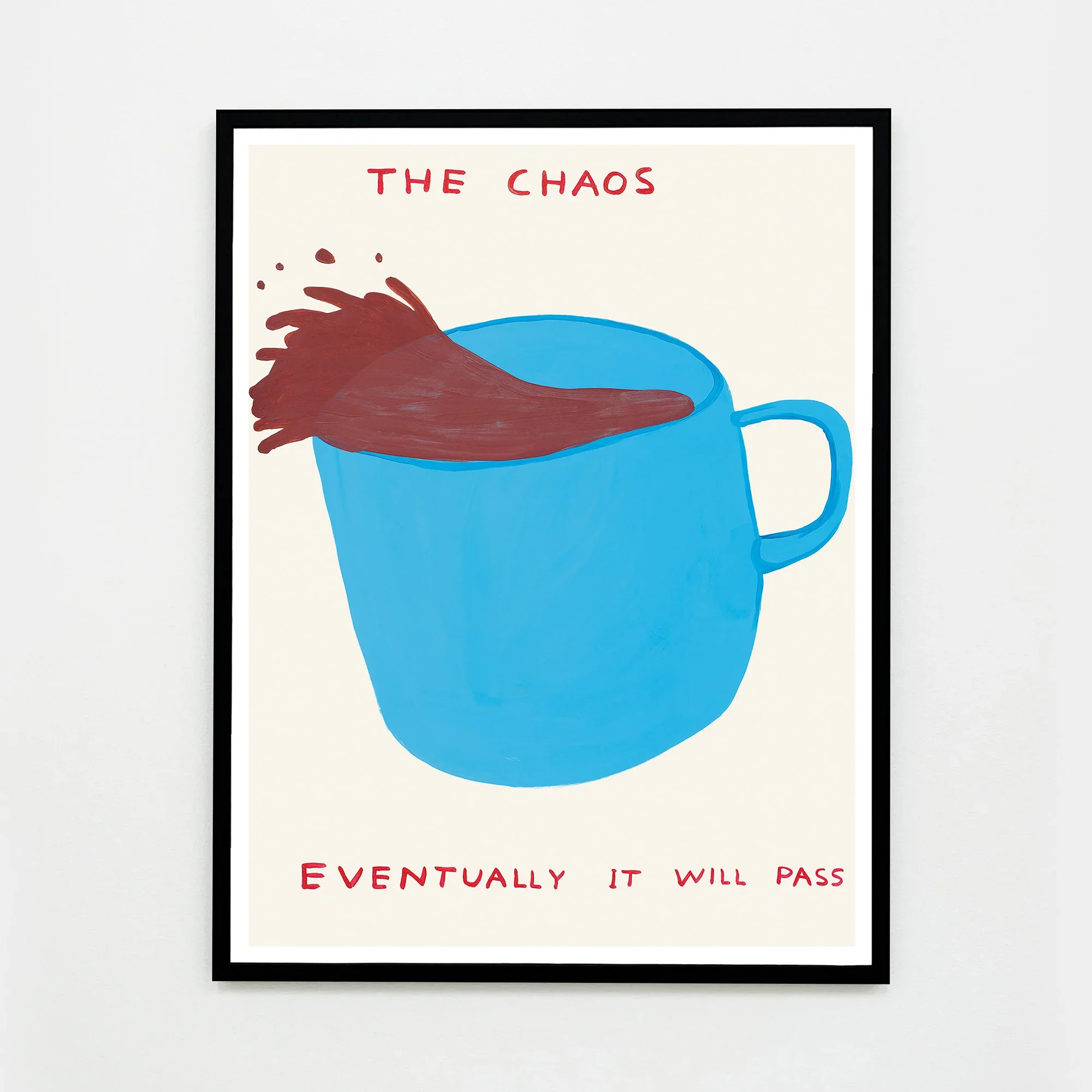 Chaos - David Shrigley Poster - Image 3