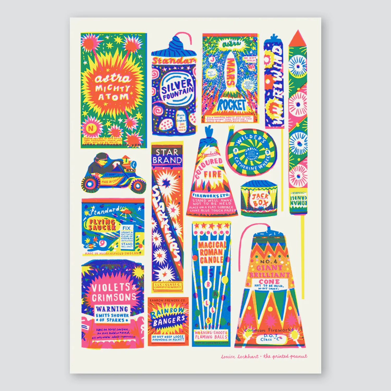 Fireworks Collection A3 Print - The Printed Peanut