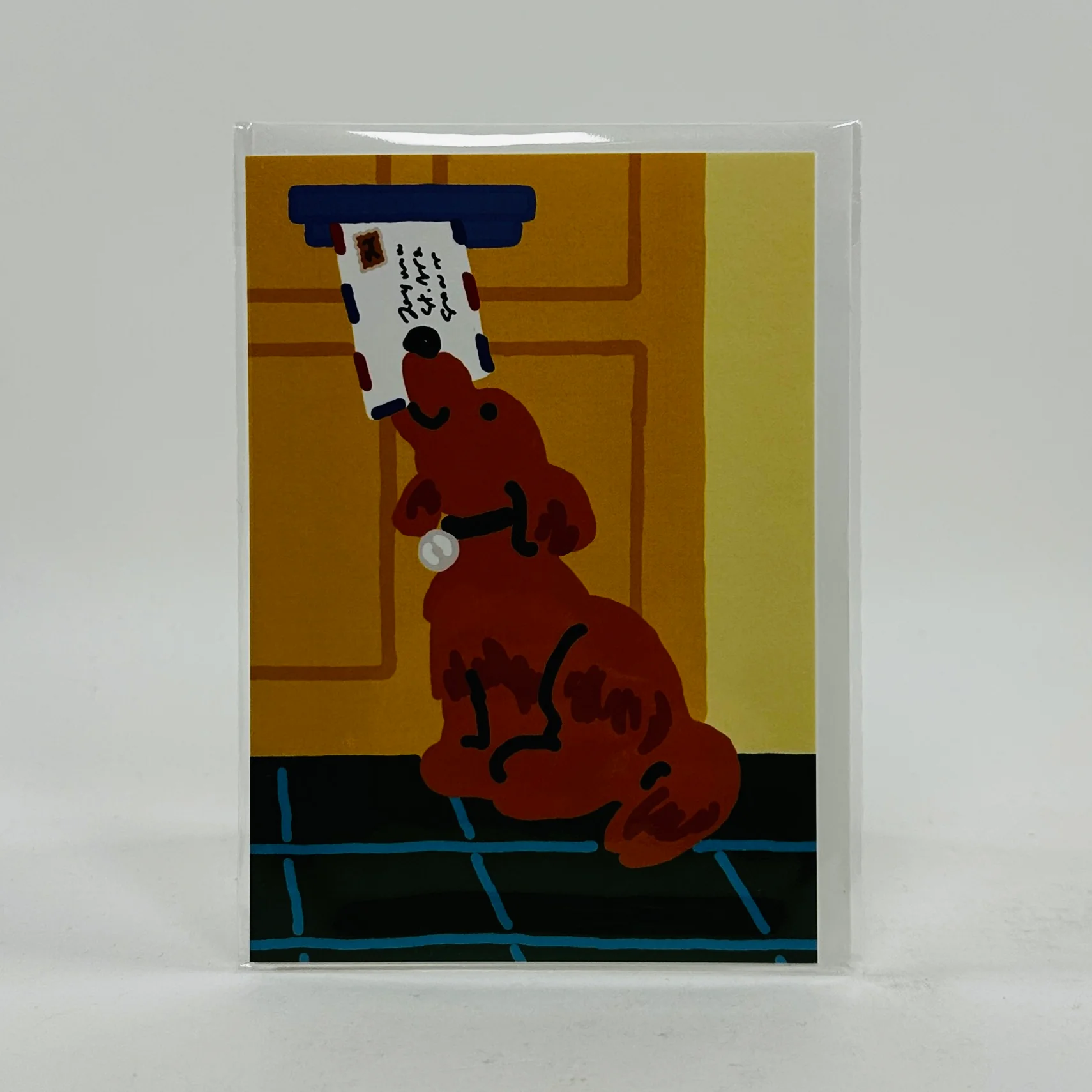 Happy Birthday Dog Mail - Wrap Card