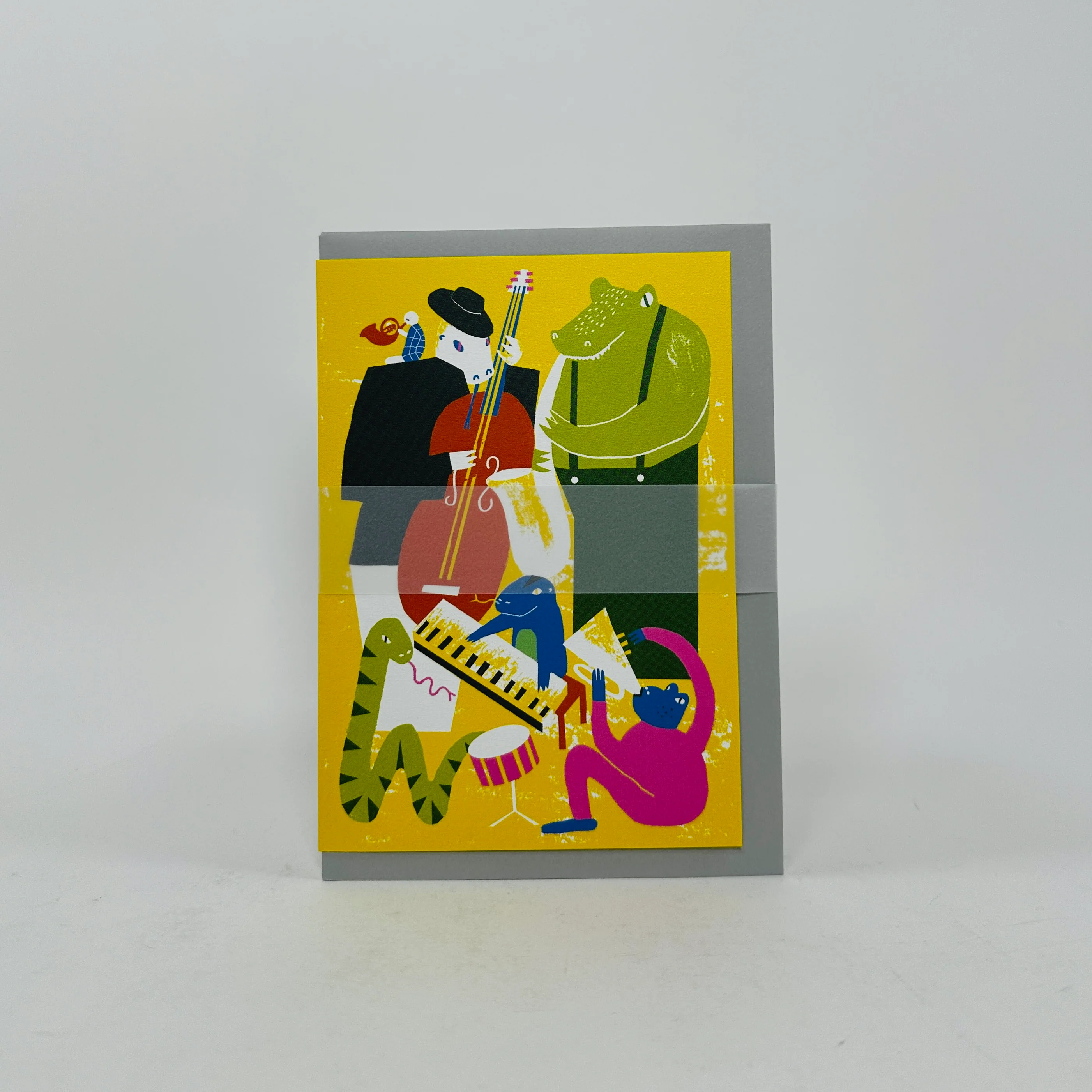 Jazzy Reptiles - Printer Johnson Card