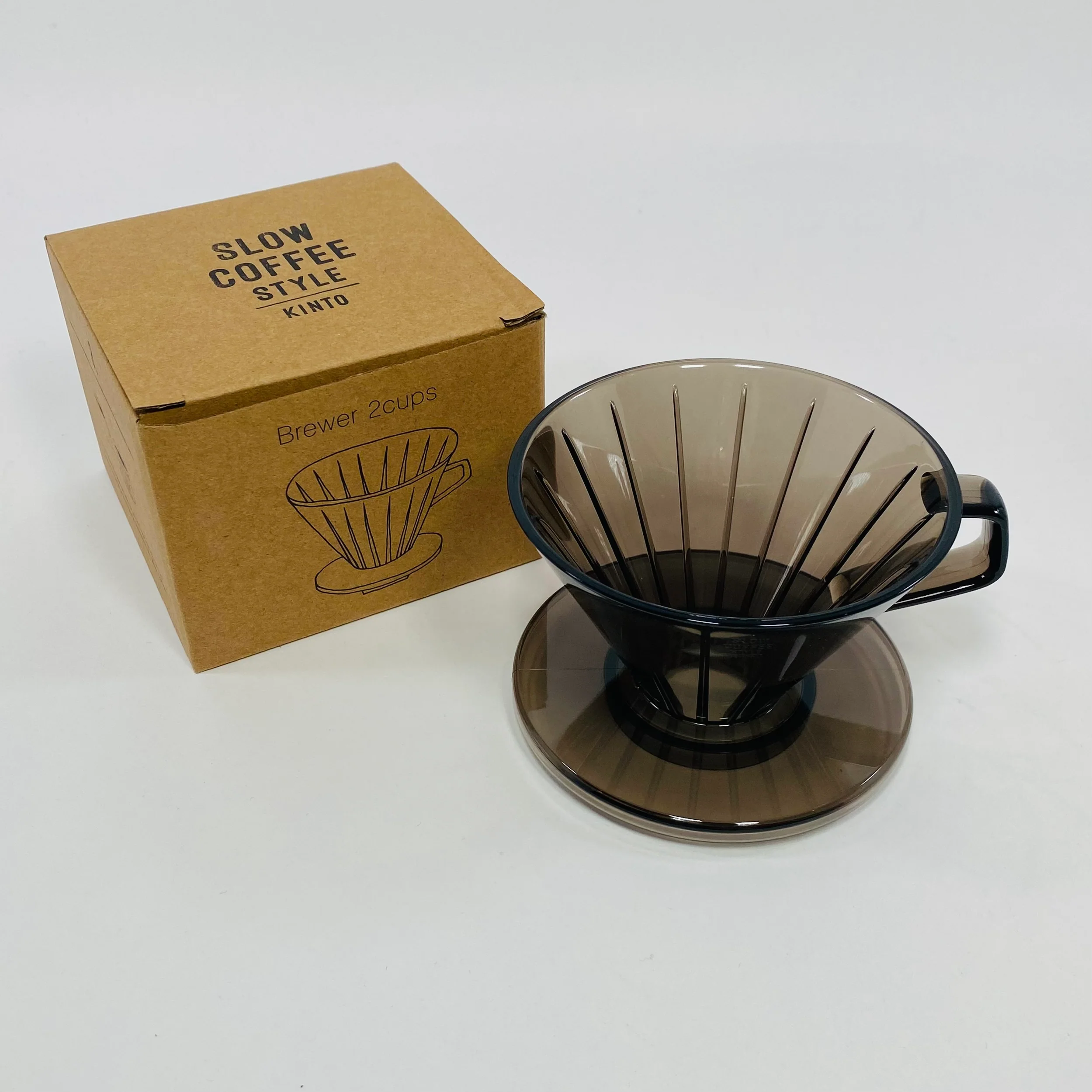 Kinto SCS Brewer 300ml Clear Grey - Image 3