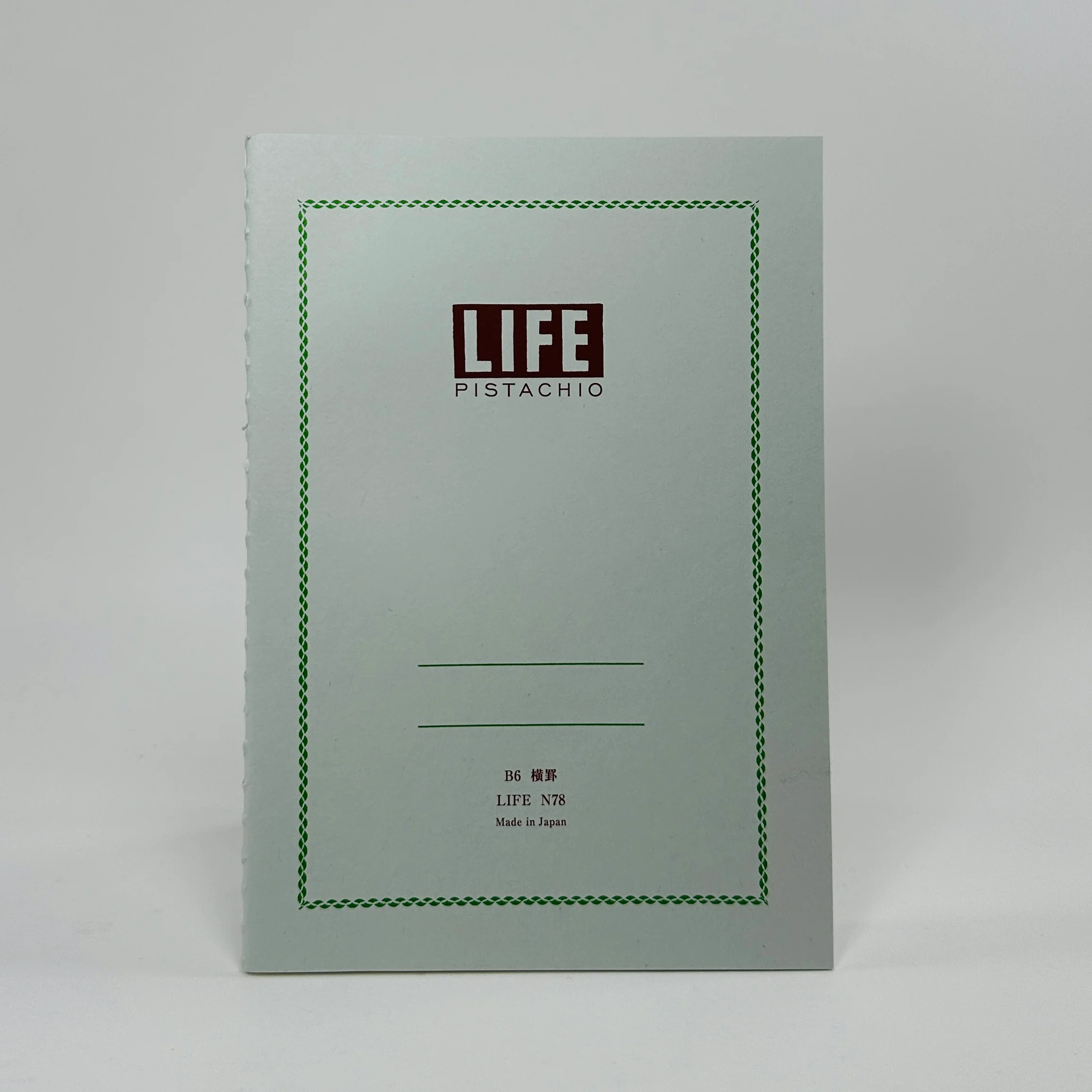 Life Pistachio N78 Notebook B6 Lined
