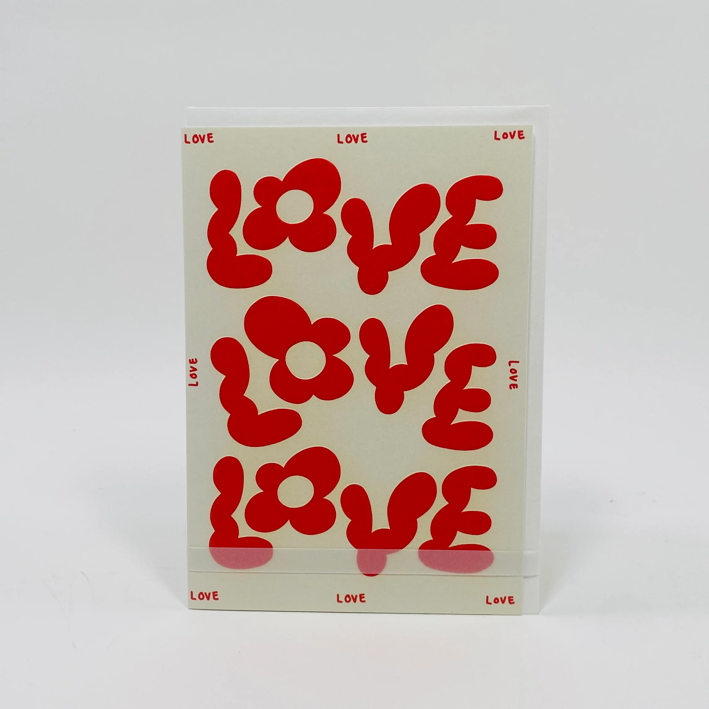 Love Love Love - Wrap Card