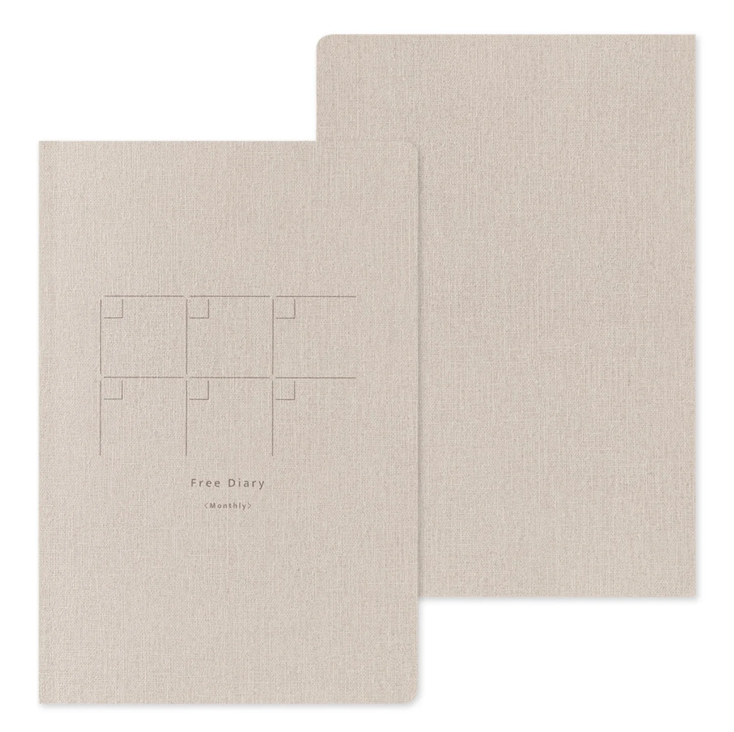 Midori Yuru Log Notebook B6 - Undated Monthly Diary - Image 7