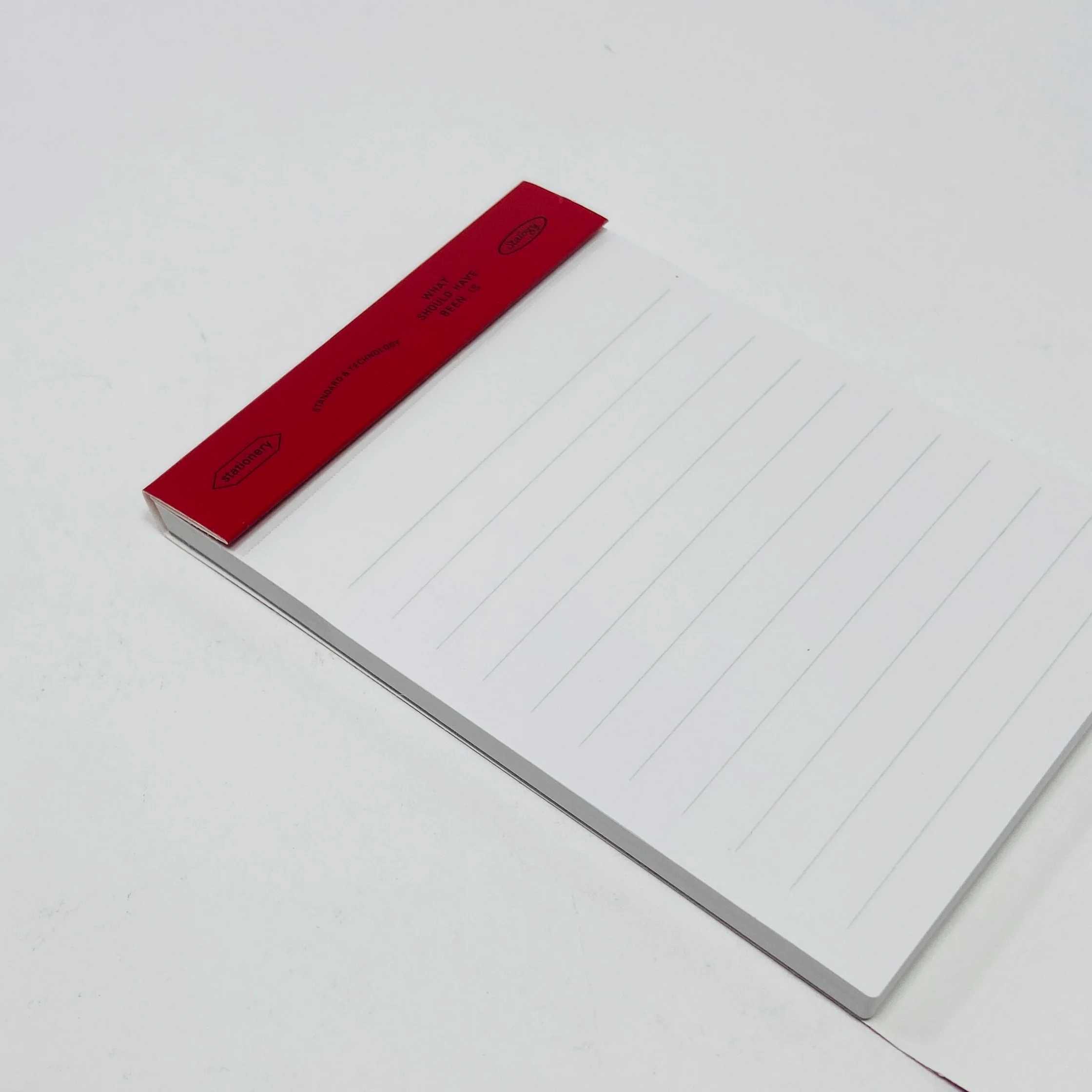 Stalogy Editor’s Memo Pad - Red (Lined) - Image 3