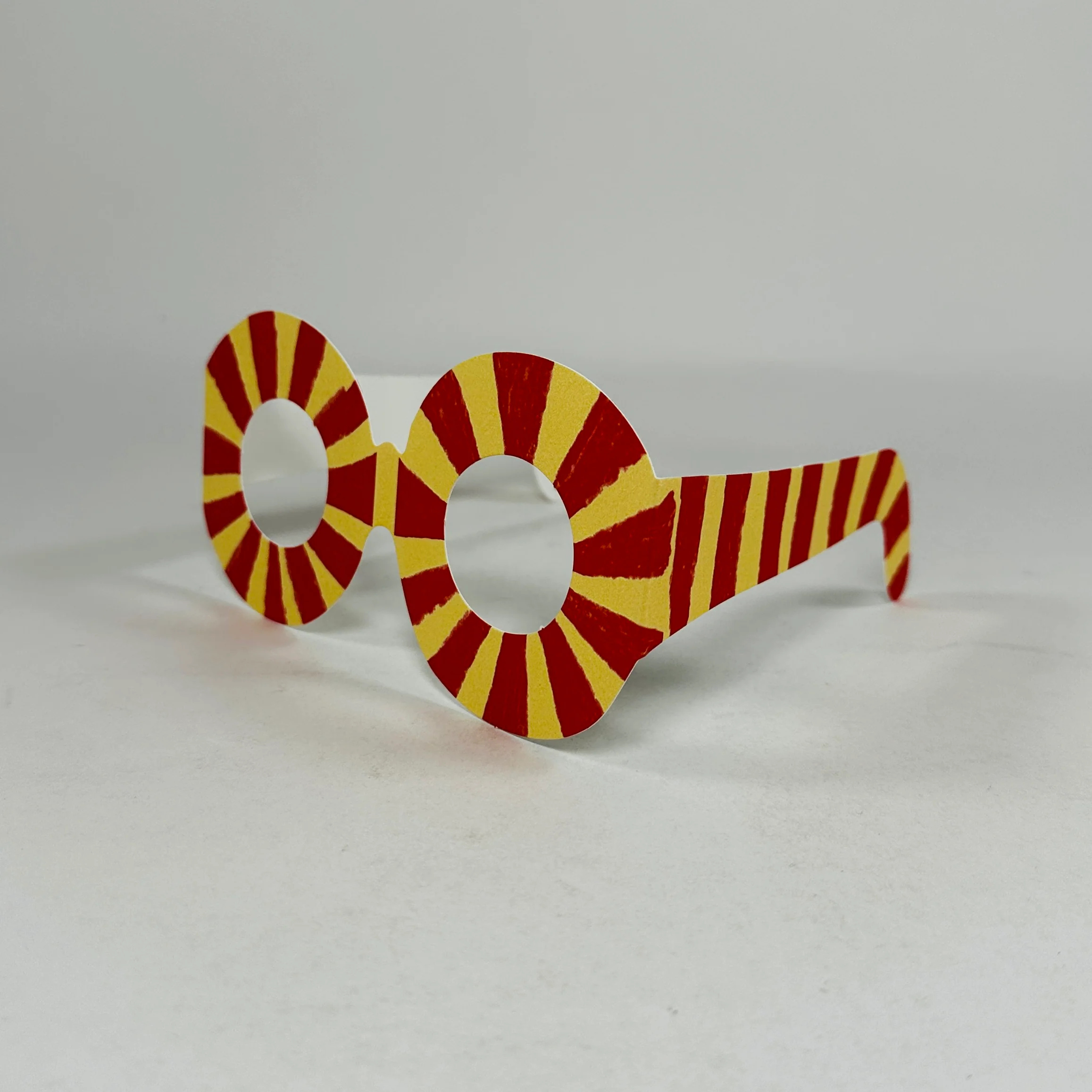 Stripe Crayon Glasses - Hadley Card