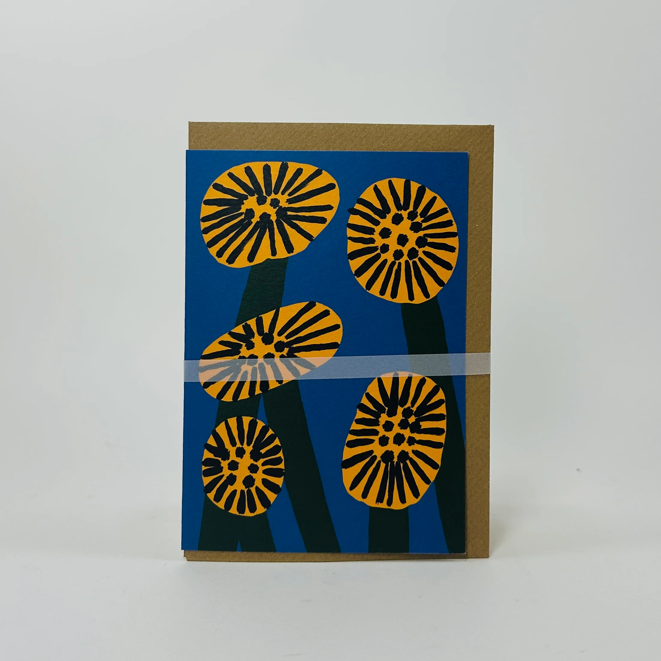 Yellow Memphis Flowers - Evermade Card